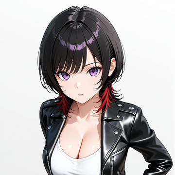 ウルフカットお姉さん