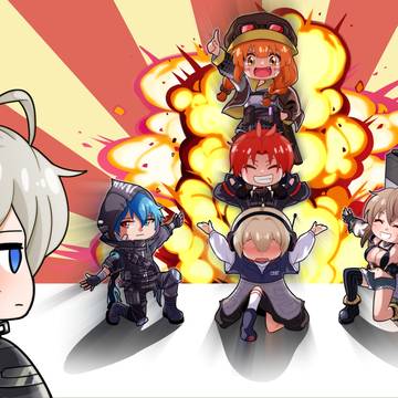 「我ら!」「無敵の」「ウルフ!!」「小隊~」「……です」