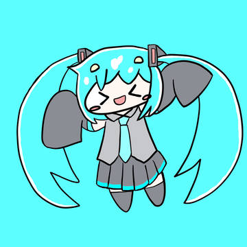 ジャンピング萌え袖ミクちゃん