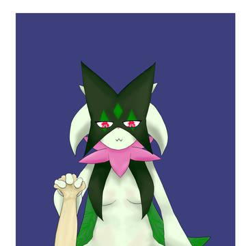 Meowscarada hold ya hand