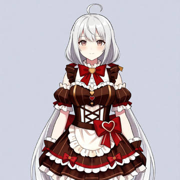 【思緒アリア】2月の衣装。
