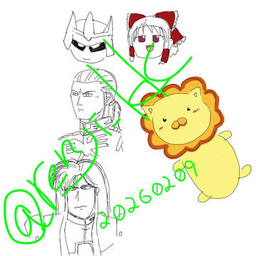 絵チャを借りて描いたキャラたち