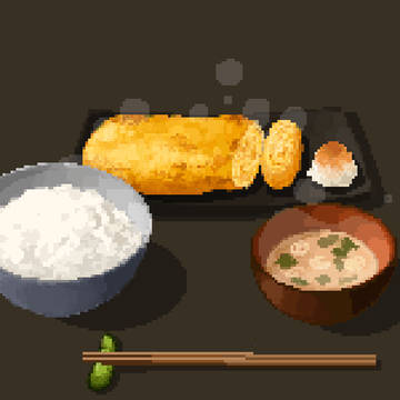 卵焼き定食