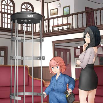 百合拘束:床下収納♡