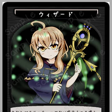 【Tokens】モニカ／ウィザードトークン【MtG】