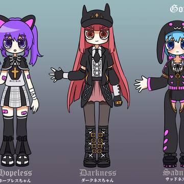 Goth_Sick 立ち絵