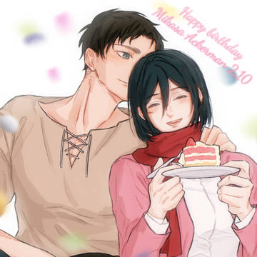 🍰Happy birthday Mikasa