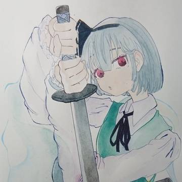 よむﾁｪﾝﾇ色塗り