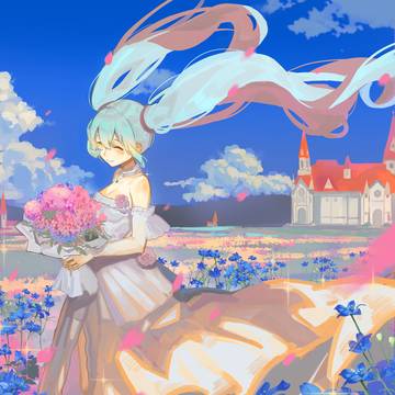 初音未来miku——花嫁(花の結婚式)