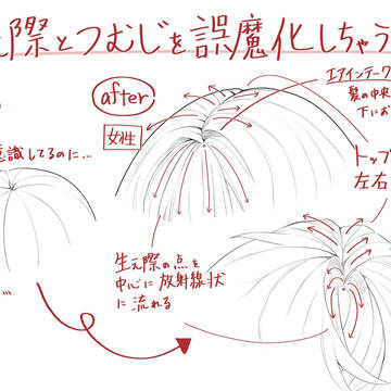 生え際とつむじを誤魔化しちゃう人へ