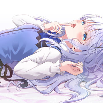 寝転ぶチノちゃん