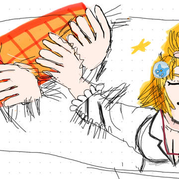 髪かき上げメンテナンスちゃん