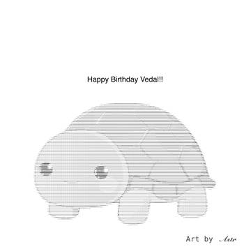 Happy Birthday Vedal! 🎂🐢