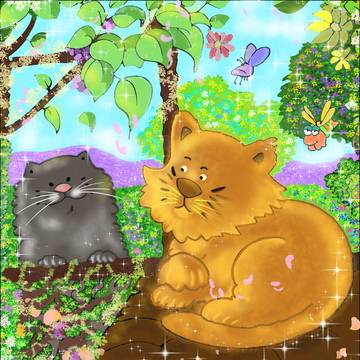 a day of cats...