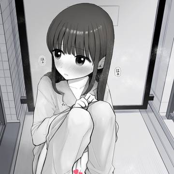 夜中にトイレ行くのが怖くて部屋のベランダでおしっこしちゃう女の子
