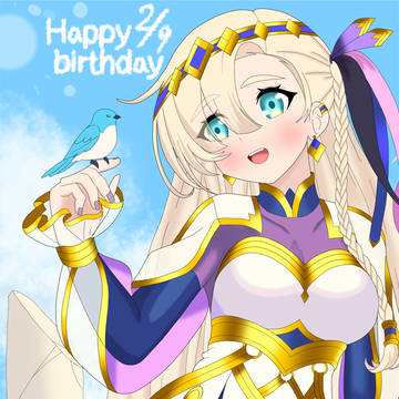 誕生日に描いたもの