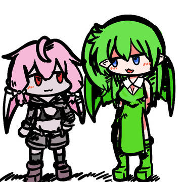スカルドラゴンとドラロナ