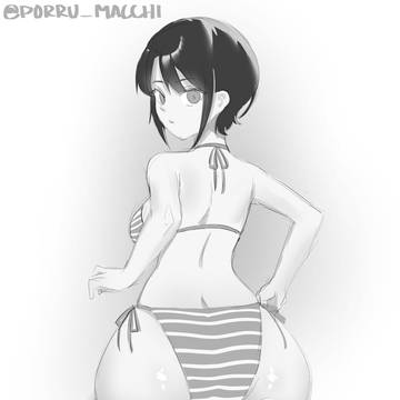 swimsuit sketch.