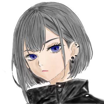 デジタル初描き（ハイライト有り無し）