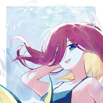三玖×シャワーズ
