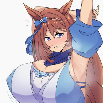 流行りのポーズをするクリーク