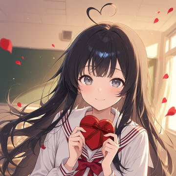 放課後、2人だけのバレンタイン