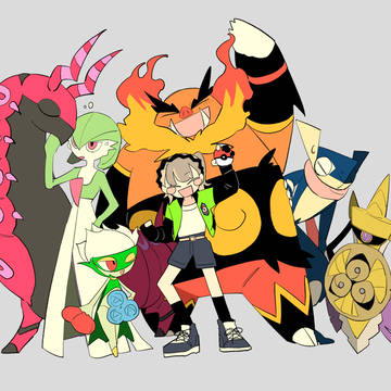 ポケモンと自機♀と擬の絵たち
