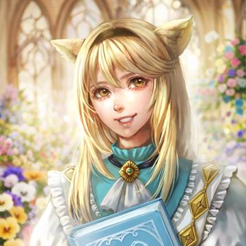 本を抱える少女