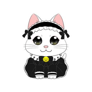 ロリータねこ【イラストACで配布中】