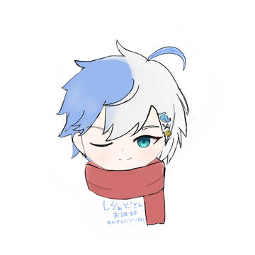 しらぁどさん誕生日イラスト
