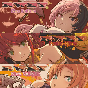 RWBY 6人の絵まとめ