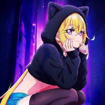 キュアアルカナ・シャドウ　ねこみみパーカーver2
