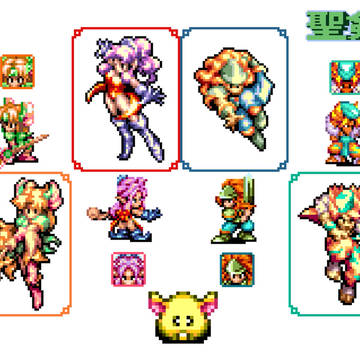 聖剣伝説3より、ドット絵の模写
