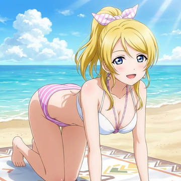 絢瀬絵里ビーチ