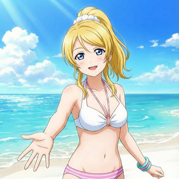 絢瀬絵里　ビーチ2