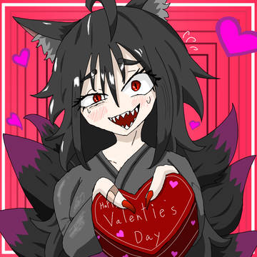 よわよわ狐のこんちゃんからチョコをもらえるらしい