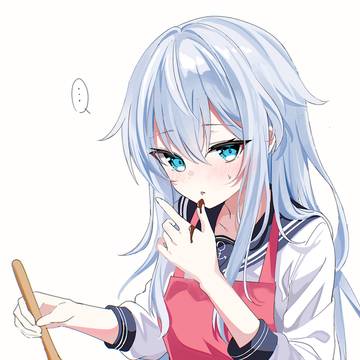 チョコ手作り中な響