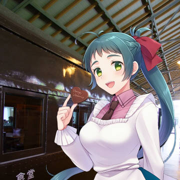 伊良湖さんとチョコレート色の列車達