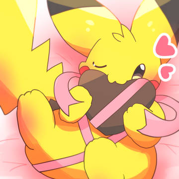 バレンタインピカチュウ🩷🍫