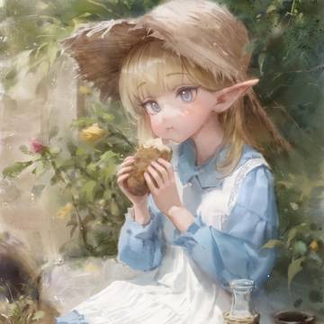 お昼のランチタイム😳🧝‍♀️🥖