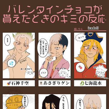 🍫バレンタインチョコが貰えたときの反応