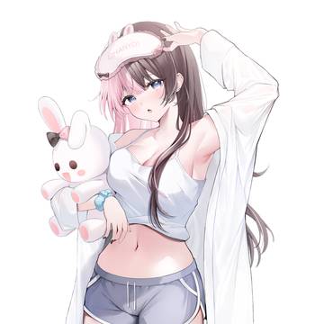 部屋着なの