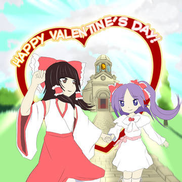 Reimu and Kagami's Valentine