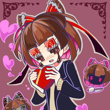 板チョコガール