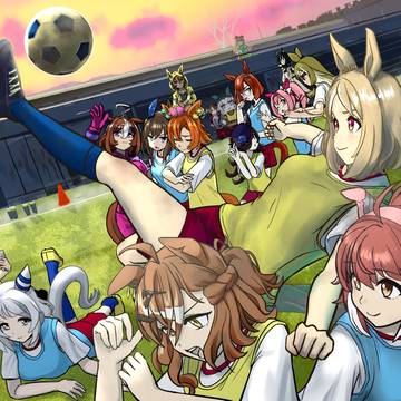 サッカー少女