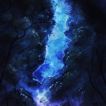 星が覗く道