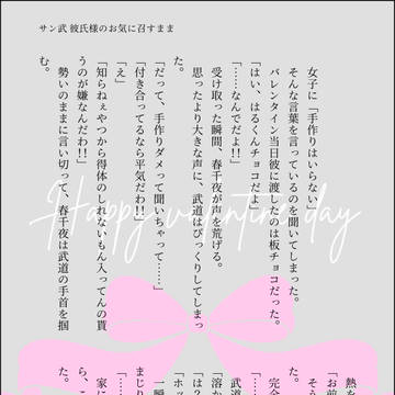 【武受け】バレンタインSS