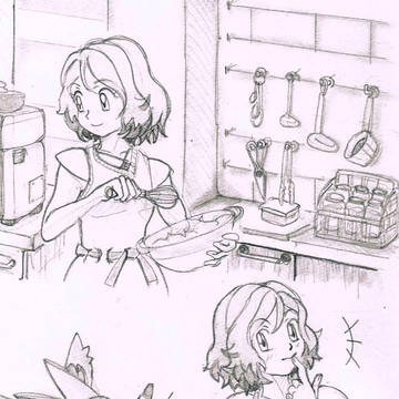 1年の想いを込める日・・・バレンタインデーのセレナのラクガキ