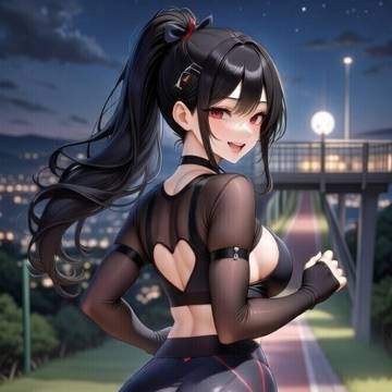 孕ませ妖艶メイド、綾乃。ご主人様と深夜のジョギング