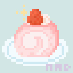 苺のロールケーキ